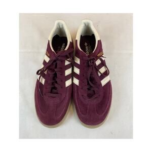 Men's Adidas Handball Spezial Shoes, Size 7.5- Maroon/White